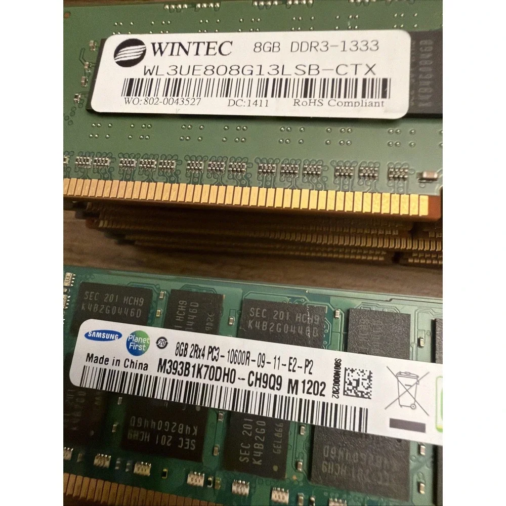 (Lot Of 17) 8gb PC3 Server Ram Ram